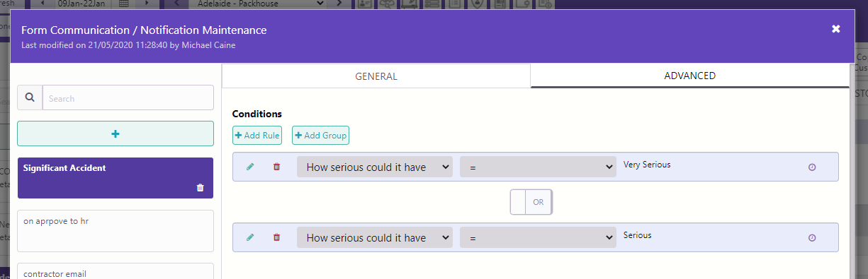 Custom Form Notifications - Additional Conditions