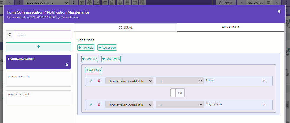 Custom Form Notifications - Additional Conditions
