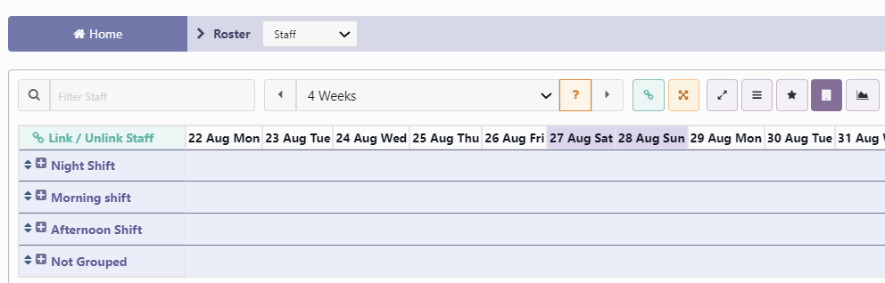 Create and Manage Groups in Roster Module