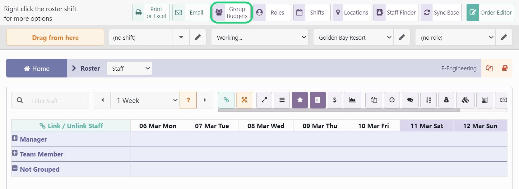Create and Manage Groups in Roster Module