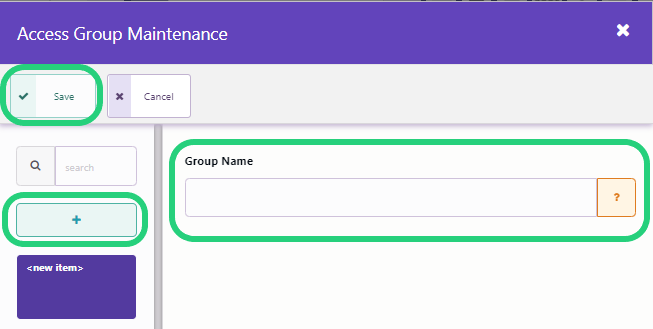 Access Groups