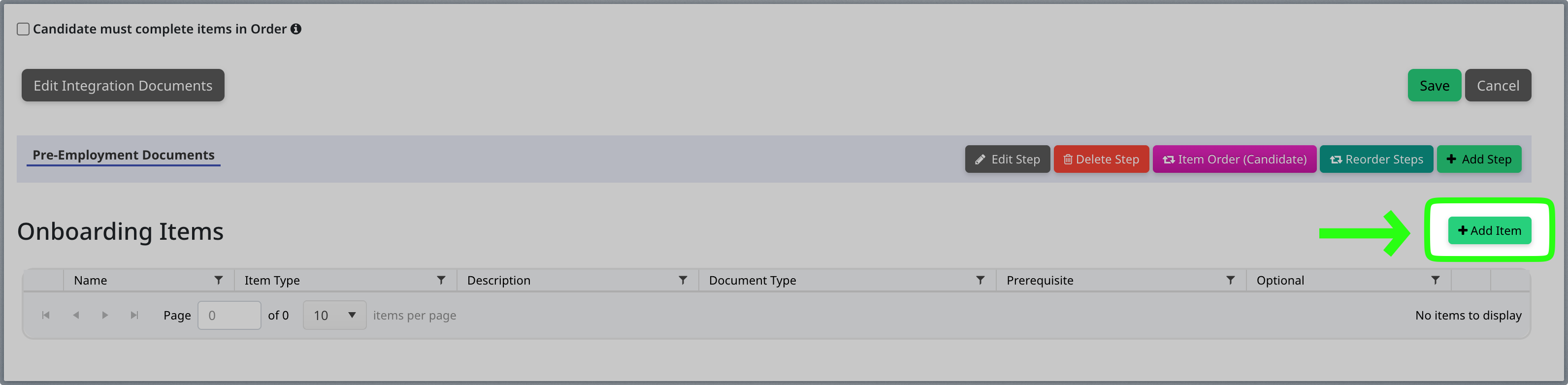 Configure an Onboarding Project (Recruitment)