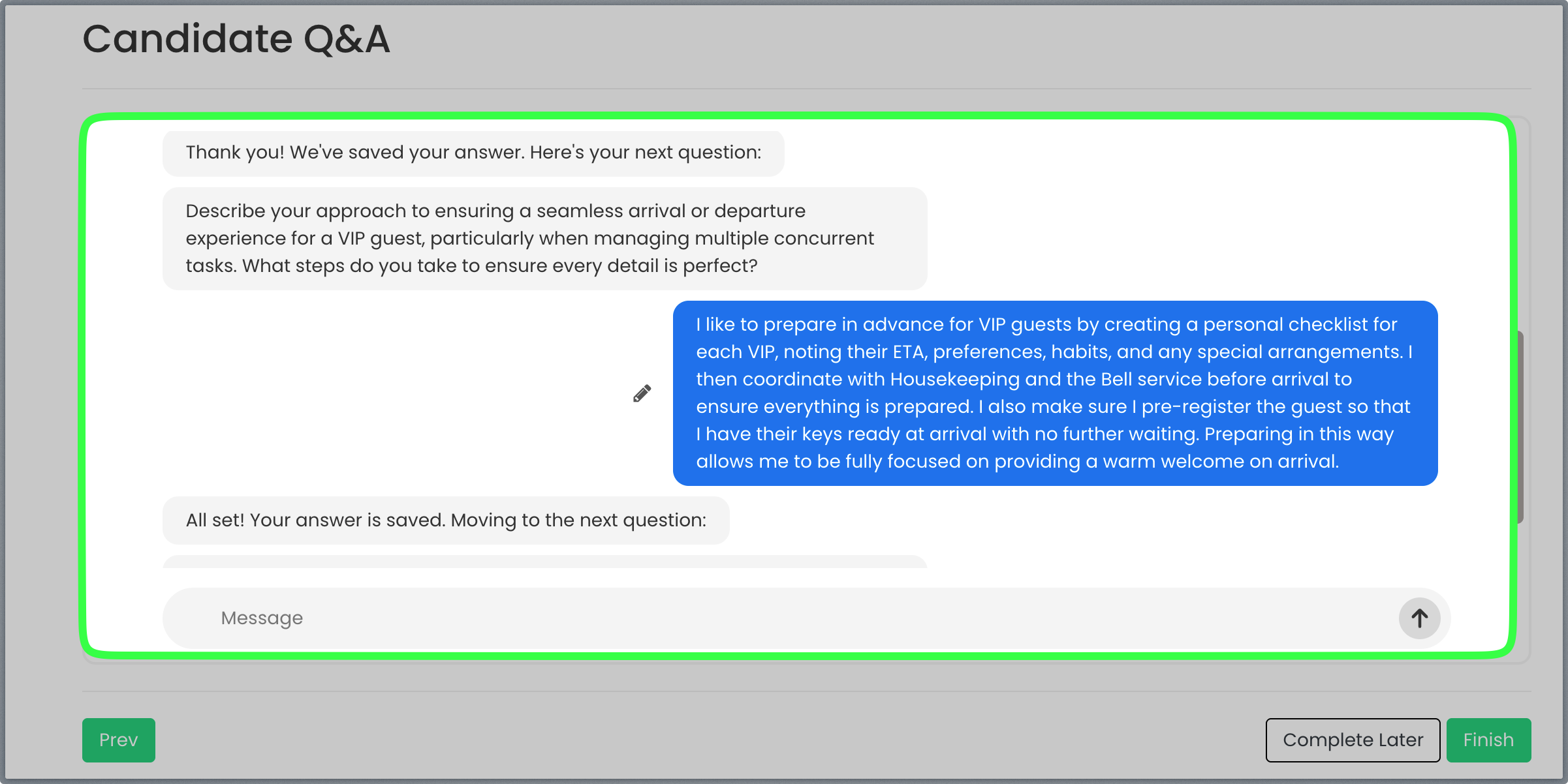 Guide to the Assessment Assistant