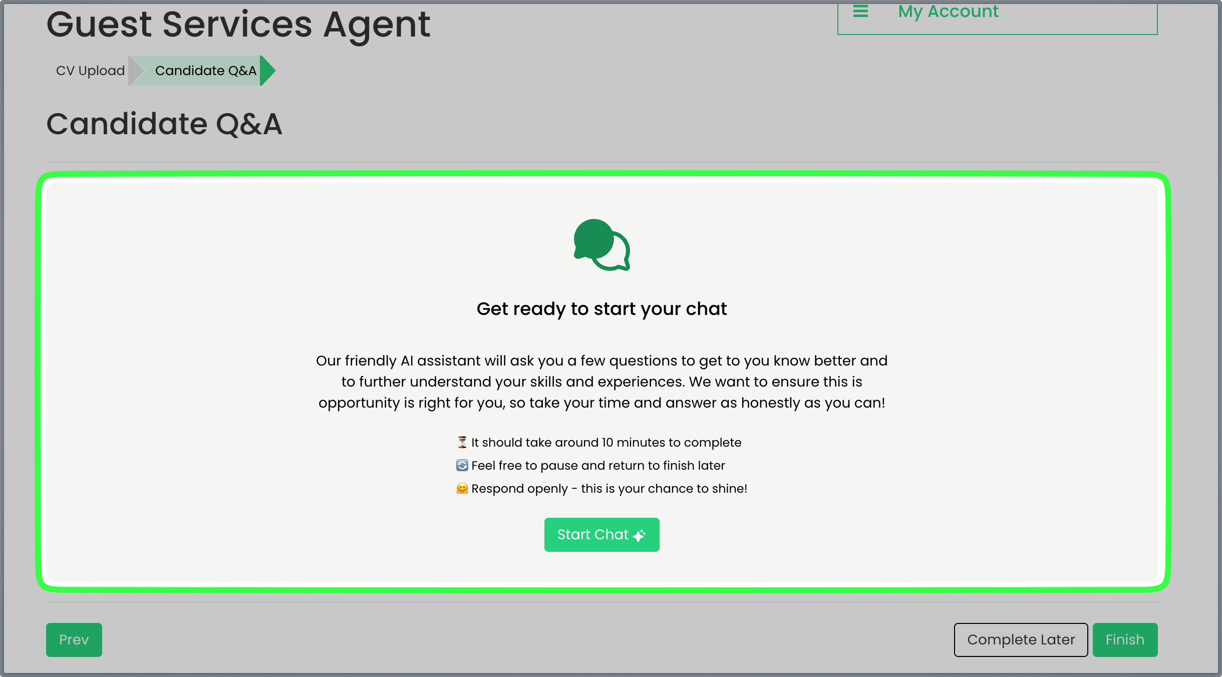 Guide to the Assessment Assistant
