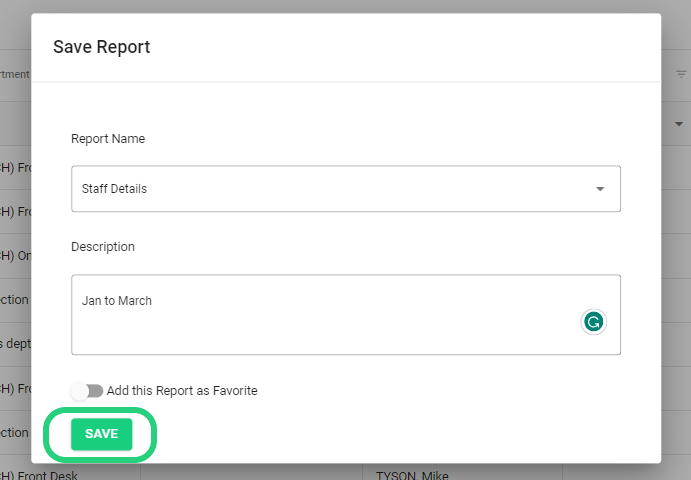 Reports Scheduler in Report Writer